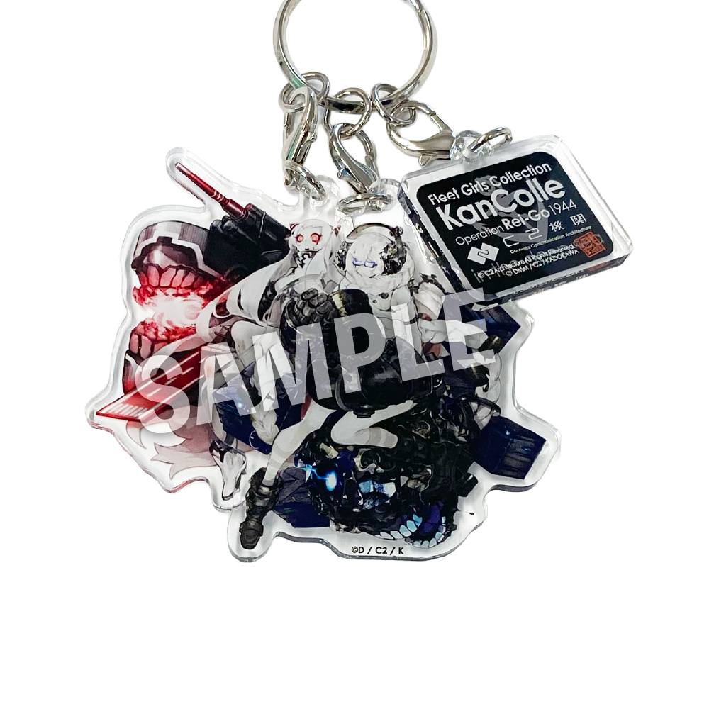 C2機関「艦これ」舞台2025 礼号作戦三連公式チャーム 【深海】mode