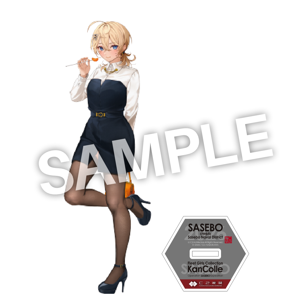 C2機関「艦これ」公式 艦娘アクリルスタンド 佐世保の「Tuscaloosa」mode