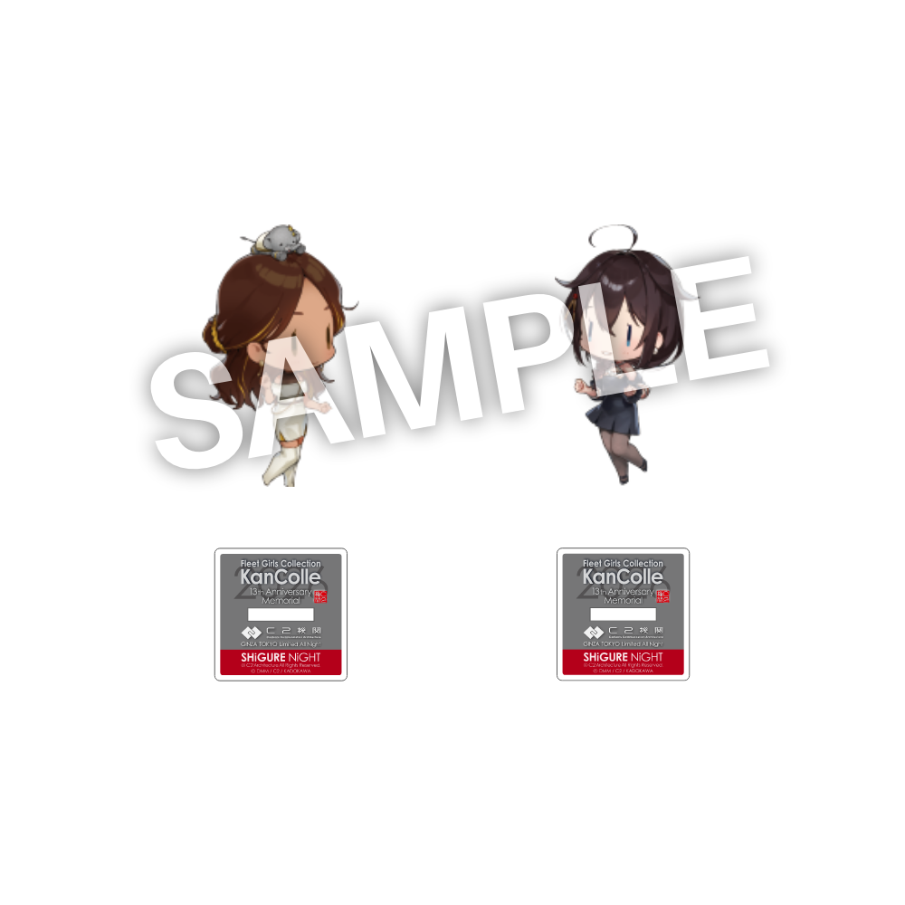 C2機関【SHiGURE NiGHT】公式 ミニアクスタセット 「Thonburi」&「時雨」Dance mode