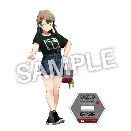 C2機関「艦これ」公式 艦娘アクリルスタンド 佐世保の「杉」限定丁型Tシャツmode