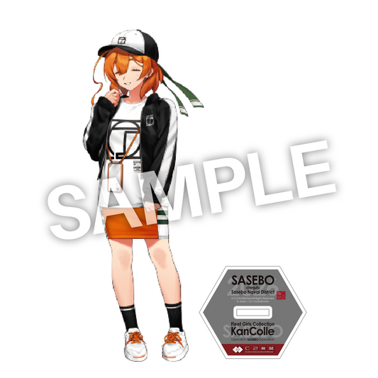 C2機関「艦これ」公式 艦娘アクリルスタンド 佐世保の「榧」限定丁型Tシャツmode