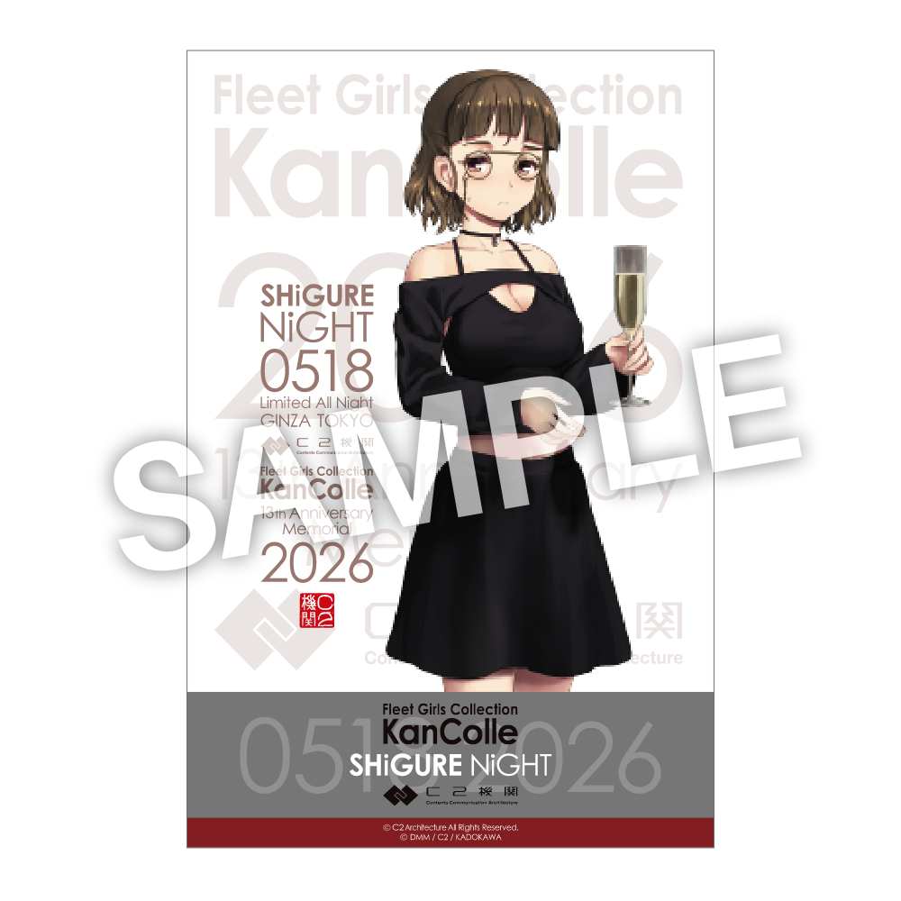 C2機関【SHiGURE NiGHT】公式 記念ミニアクリルボード 「Roma」Club mode