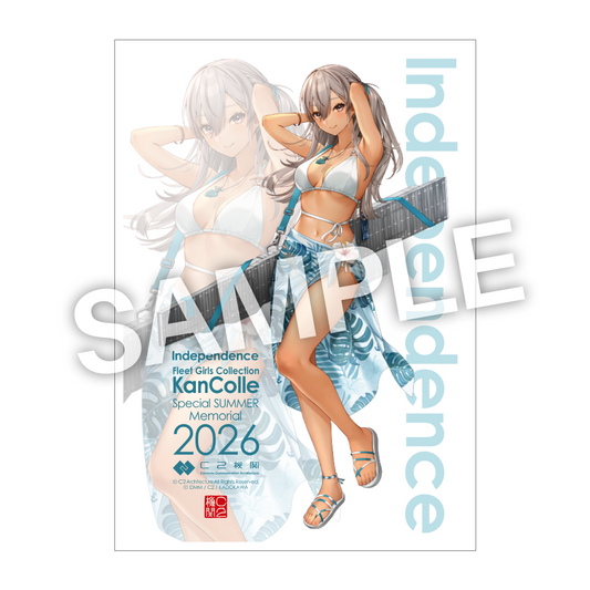 「艦これ」公式 艦娘インテリア(2026)限定アクリルボード「Independence」水着mode